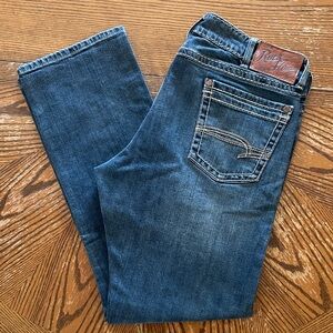 Rock 47 Denim by Wrangler Men's Slim Straight Jeans